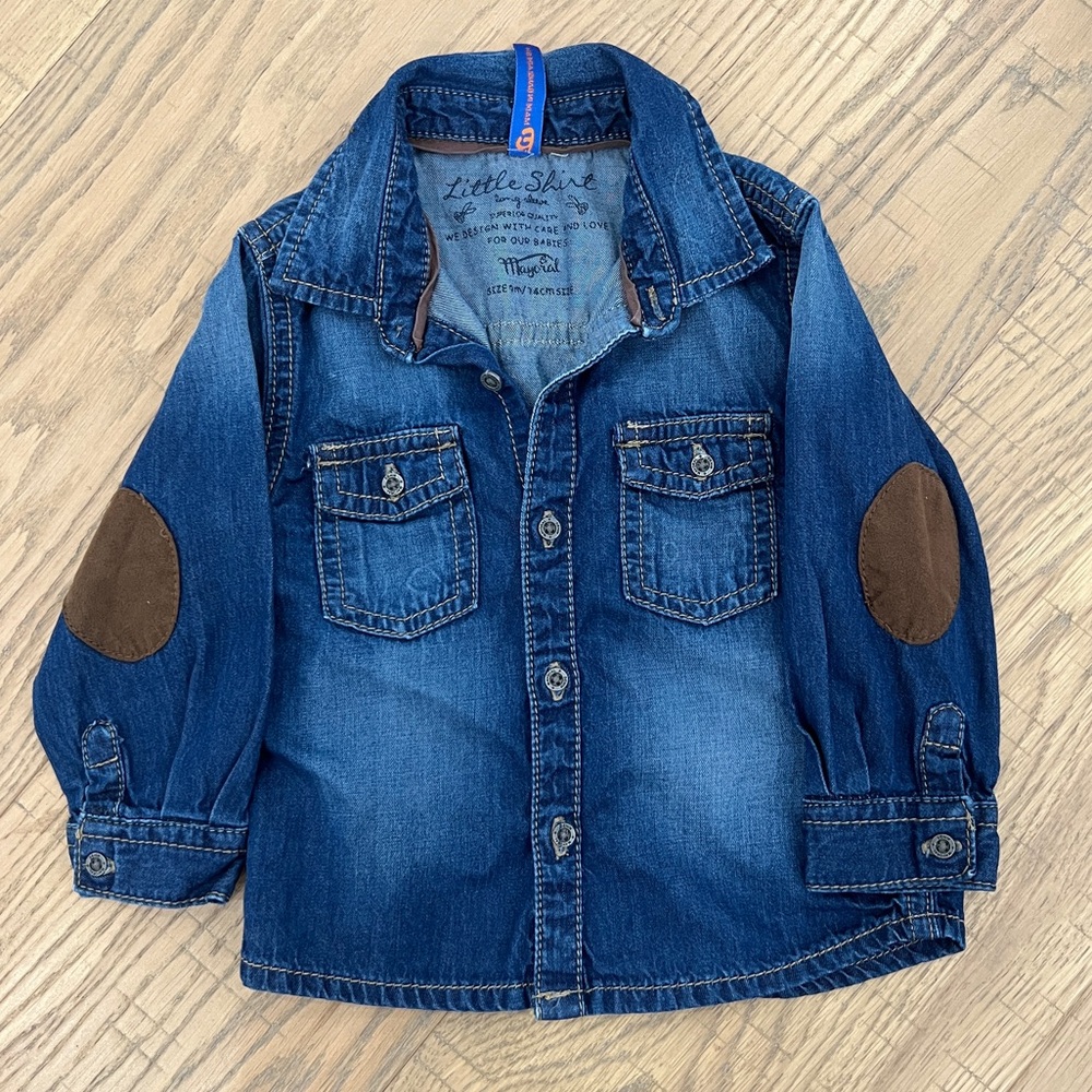Mayoral | Baby Boy blue (jean) shirt